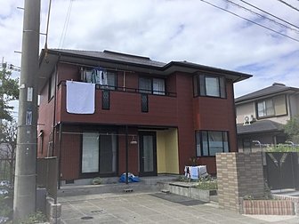 大分市で住宅塗装工事を行いました。