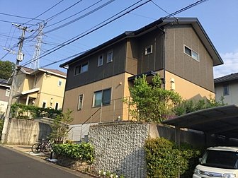 大分市で　戸建て住宅の全塗装工事を行いました。