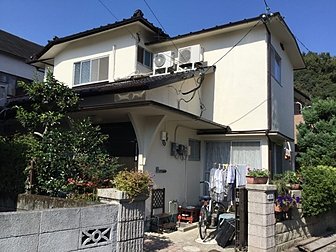 大分市賀来で戸建て住宅の塗装工事を行いました。