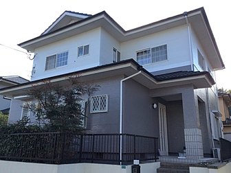 大分市で戸建て住宅の屋根・外壁などの塗装工事を行いました。