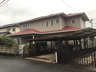 大分市で住宅の塗装工事を行いました。