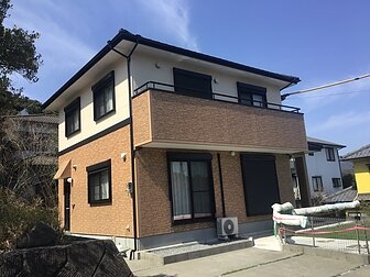 豊後大野市で戸建て住宅の塗装工事を行いました。