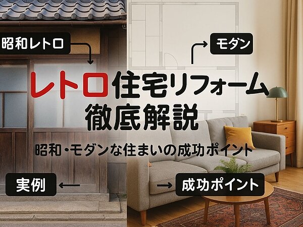 リフォームでレトロな実例と費用相場を徹底解説｜昭和・モダンな住まいの成功ポイントの画像