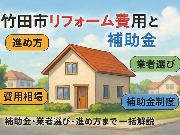 竹田市でリフォームの費用相場と補助金最新情報｜業者選びと失敗しない進め方を徹底解説の画像