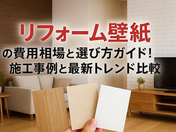 リフォーム壁紙の費用相場と選び方ガイド｜施工事例と最新トレンド比較の画像