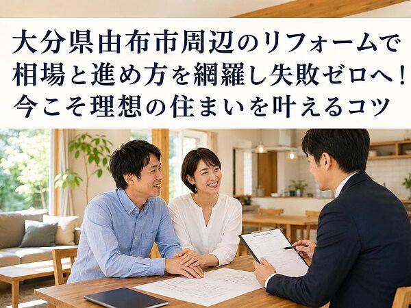 大分県由布市周辺のリフォームで相場と進め方を網羅し失敗ゼロへ！今こそ理想の住まいを叶えるコツの画像