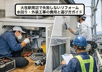 大在駅周辺で失敗しないリフォーム｜水回り・外装工事の費用と選び方ガイドのイメージ