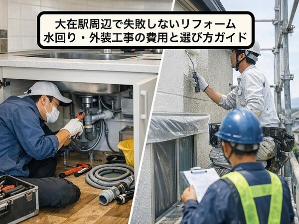 大在駅周辺で失敗しないリフォーム｜水回り・外装工事の費用と選び方ガイドの画像