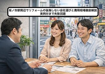 坂ノ市駅周辺でリフォームの後悔しない会社選びと費用相場徹底解説｜実例付きで失敗回避のイメージ