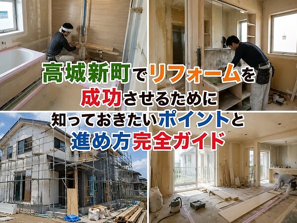 高城新町でリフォームを成功させるために知っておきたいポイントと進め方完全ガイドの画像