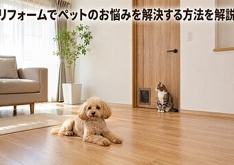 リフォームでペットのお悩みを解決する方法を解説のイメージ