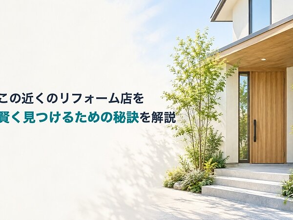 この近くのリフォーム店を賢く見つけるための秘訣を解説の画像